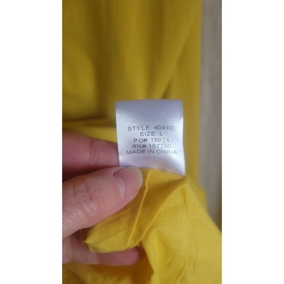 Pinch Golden Yellow Midi Dress Tie Back NWT Large - Picture 12 of 14